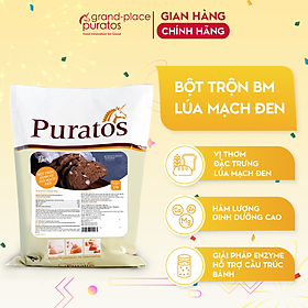 Bột Trộn Bánh Mì Lúa Mạch Đen Puratos Grand-Place VN -1Kg