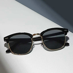 Kính râm nam nữ dáng nửa viền form nhỏ Club cổ điển