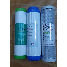 BỘ LÕI 123 (LÕI SỐ 1 PP 5 MICRON, LÕI SỐ 2 THAN UDF, LÕI SỐ 3 THAN CTO)