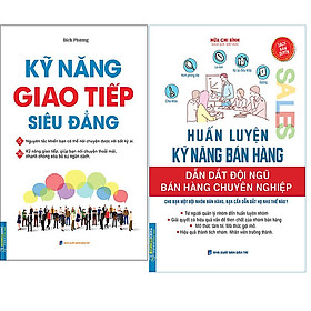 Hình ảnh Combo Huấn Luyện Kỹ Năng Bán Hàng - Dẫn Dắt Đội Ngũ Bán Hàng Chuyên Nghiệp+Kỹ Năng Giao Tiếp Siêu Đẳng (Bìa Mềm)