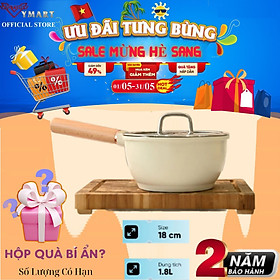 Mua Quánh Phủ Gốm Chống Dính Haatz - Made In Korea Dùng Trên Mọi Loại Bếp - Bảo Hành Chính Hãng 2 Năm