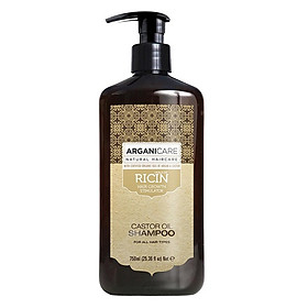 Dầu Gội Bóng Mượt Phục Hồi Arganicare Castor Shampoo 750ml