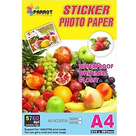 Mua Giấy Decal in ảnh Parrot A4 135Gsm 1 mặt 50 tờ