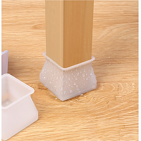 Mua Bọc chân bàn ghế hình vuông bằng silicone dẻo  chống trượt  chống xước sàn G46-BCG-Vuong