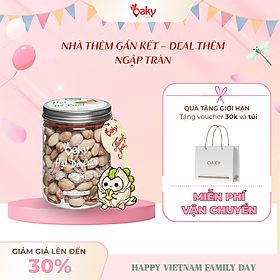 Hạt Dẻ Cười Rang Muối Oaky 250g – Nhập Khẩu Mỹ, Giàu Dinh Dưỡng, Vị Mặn Vừa Ăn