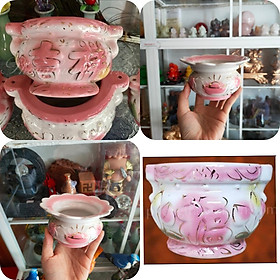 Mua Lư hương sứ Hồng Sen (2 mẫu) - thờ cúng