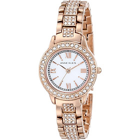 Đồng hồ nữ Đồng hồ nữ Anne Klein Women's AK/1492MPRG Swarovski Crystal Accented Rose Gold-Tone Bracelet Watch