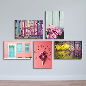 Mua Bộ 5 Tranh Trang Trí  My Home  - W389