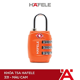 Khóa TSA Hafele 331 màu cam - 482.09.010 (Hàng chính hãng)