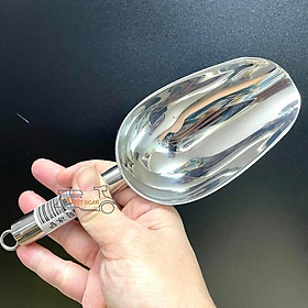 Mua Dụng cụ XÚC ĐÁ  XÚC GẠO  XÚC ĐƯỜNG ĐẬU - INOX KHÔNG RỈ cao cấp  nhiều size. Đồ dùng quầy bar  tiện ích nhà bếp