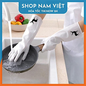 Găng Tay Cao Su Nấu Ăn, Làm Bếp, Dọn Dẹp Siêu Dai, Siêu Bền - Găng tay ngắn