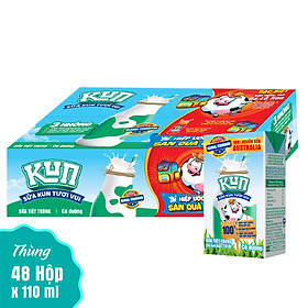 Thùng 48 Hộp Sữa SoCola Lúa Mạch KUN 110ml/hộp