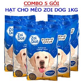 Thức Ăn Hạt Giá Rẻ Cho Chó Trưởng Thành Xuất Xứ Thái Lan Zoi Dog 1Kg - 1 gói