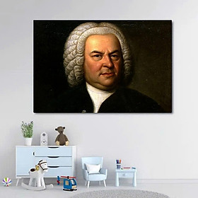 Mua (HCM)Tranh treo tường nhạc sĩ Beethoven  Mozart trang trí lớp học nhạc  phòng thu âm kèm đinh treo