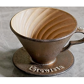 Mua Phễu lọc cà phê V60 sứ cao cấp Brewista Dripper - Gilding Gold