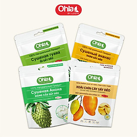 Combo bốn mùa 3 ( thơm 500g, xoài chín 500g, ổi 500g, mãng cầu 500g)