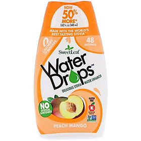 SweetLeaf Water Drops, Peach Mango, 1.62 Fl Oz (Pack of 1)