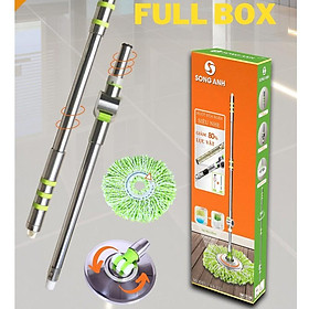 Mua Cây Lau Nhà Inox Thông Minh  Cán Chổi Siêu Nhẹ Xoay 360 Độ
