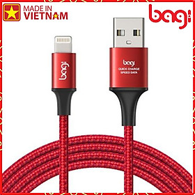 Mua Dây cáp sạc nhanh bện dù Lightning dài 1m IS100 cho Iphone hàng chính hãng Bagi