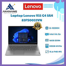 Mua Laptop Lenovo V15 G4 IAH 83FS0032VN (Intel Core i5-12500H | 16GB | 512GB | Intel Iris Xe | 15.6 inch FHD | Win 11 | Xám) - Hàng Chính Hãng - Bảo Hành 12 Tháng