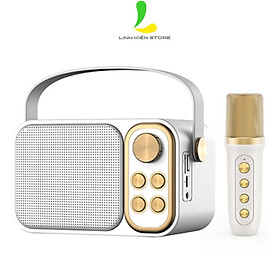 Loa Bluetooth Karaoke Su-Yosd YS103 - Loa xách tay mini chất liệu nhựa cao cấp, công suất 6W và micro không dây - Hàng nhập khẩu