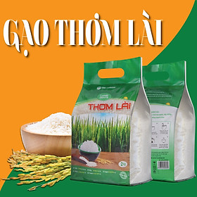 Gạo Thơm Lài Gente Food túi 2kg Cao Cấp Đặc biệt cơm thơm, dai, mềm