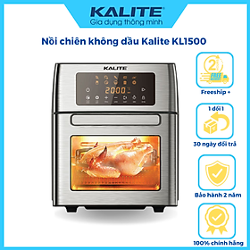 Mua Nồi chiên không dầu Kalite KL 1500  dung tích 15L  công suất 1700W  dải nhiệt 40-200 độ  bộ phụ kiện xiên quay  giỏ lồng quay đa dạng  setup sẵn 10 chức năng nấu  hàng chính hãng