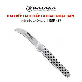 Mua Dao bếp Nhật cao cấp Global GSF17 Peeling Knife  Curved - Dao bóc gọt hoa quả (60mm) - Dao bếp Nhật chính hãng