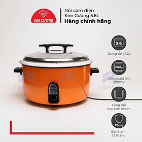 Nồi Cơm Điện Kim Cương 5.6 Lít Nắp Rời - Hàng Chính Hãng