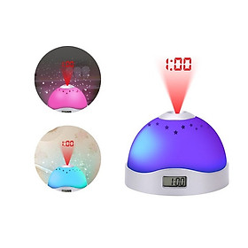 Mua Đồng hồ đổi màu để bàn đa năng - Tặng kèm 2 móc dán tường 3D