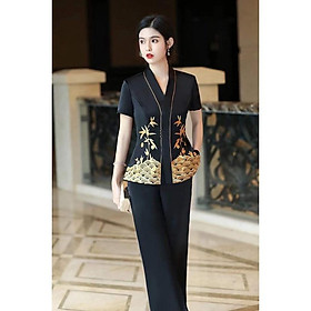 ĐỒ ĐI CHÙA THIẾT KỂ CAO CẤP SJ27 THÊU CHỈ CAO CẤP SIÊU ĐẸP