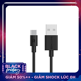 Dây Cáp Sạc USB Type-A to C RAVPower 1m RP-CB044 - Hàng Chính Hãng