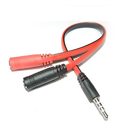Jack chia hoặc gộp 1 cổng âm thanh 3.5mm thành 2 cổng 3.5mm cho MIC và PHONE