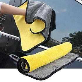 Combo 2 Khăn Lau Xe Ô Tô Siêu Thấm Size 30cm x 40cm, 2 Chiếc Khăn Lau Nội Thất Cho Xe, Khăn Lau Đa Năng Chất Liệu Microfiber - Hàng Chính Hãng