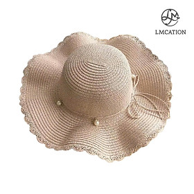 Mũ Cói Đi Biển Thời Trang Nữ Rộng Vành
