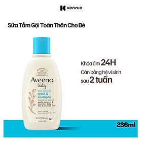 Sữa tắm gội toàn thân Aveeno baby 236ml - 101016746