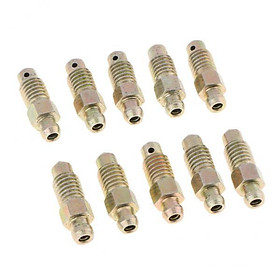 4-20pack 10 Pieces Car Front and Rear 25mm Brake Bleeder Screws M8*1.25mm