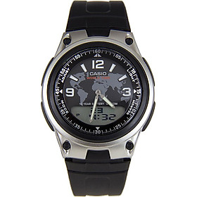 Đồng Hồ Nam Dây Thép Không Gỉ Casio AW-80-1A2VDF - Đen