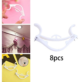 8 Pieces Wall Elastic Hook Utility Hooks for Banner Hanging Balloons Bunting