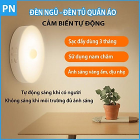Mua Đèn Cảm Ứng Thông Minh Cho Tủ Quần Áo  Phòng Ngủ (Có thể sạc)