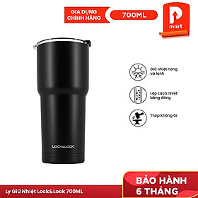 Ly Giữ Nhiệt Lock&Lock Swing Tumbler LHC4137BLK 700ML