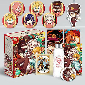 Hộp quà to anime có bình nước Jibaku Shounen Hanako-kun Ác quỷ trong nhà xí tặng ảnh Vcone