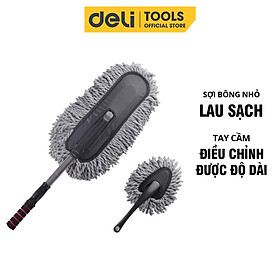 Bộ 2 Cây Lau Bụi Deli - Lau Ô Tô, Xe Máy, Dụng Cụ Gia ĐÌnh Đa Năng