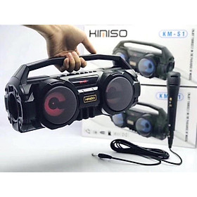 Mua Loa Kéo Bluetooth Karaoke Kimiso S2 Tặng Kèm 1 Mic Dây 3m- Phiên Bản Nâng Cấp Mn03 MP03 P88 P89 JHW 802