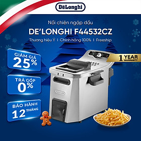 Nồi chiên ngập dầu DeLonghi Premium Fry F44532CZ 5 lít - 3200W - Điều khiển điện tử - Hàng chính hãng