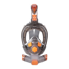 Mặt nạ với ống thở Snaco Snorkel có thể gập lại chống rò rỉ full face có túi đựng