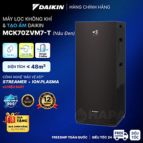 Mua Máy Lọc Không Khí Tạo Ẩm DAIKIN MCK70ZVM7-W | MCK70ZVM7-T TEFU HEPA  Twin Streamers  ION PLASMA - Hàng Chính Hãng DAIKIN