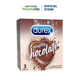 Bao Cao Su Durex Naughty Chocolate (Hộp 3 Cái)