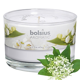 Mua Ly nến thơm tinh dầu Bolsius Lily of the Valley 155g QT024868 - hoa lan chuông