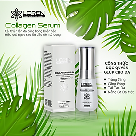 Hình ảnh Tinh chất Collagen Serum Loren Professional  giúp Bổ sung collagen giúp xóa mờ các nếp nhăn và nâng cơ da mặt. Cải thiện các dấu hiệu lão hóa, ngăn ngừa hình thành nám